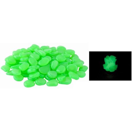 Valoisat koristekivet / Stones 100 Pack Green