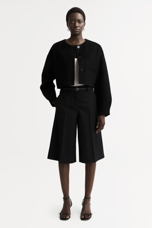 Soft Goat - Cropped Jacket - Cashmere jacket - L - Black