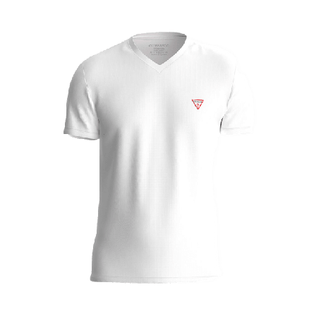 Guess VN SS CORE TEE STR Skjortor Herr Vit L