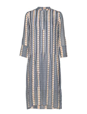 Elm Shirt Dress Aop 9695 Polvipituinen Mekko Monivärinen/Kuvioitu Samsøe Samsøe