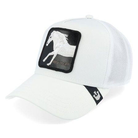 Goorin Bros. - Vit trucker Keps - Platinum High Core White Trucker @ Hatstore