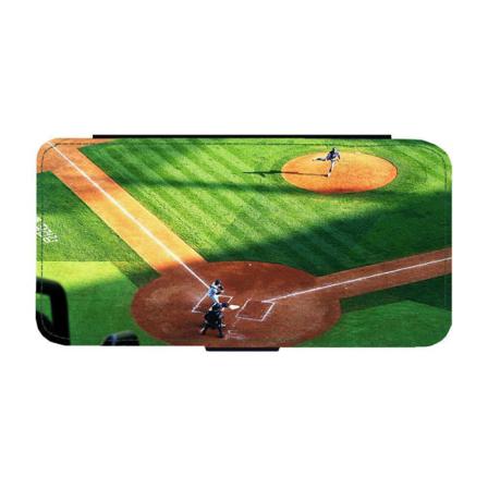 Basebollfält Iphone 14 Plånboksfodral Multifärg