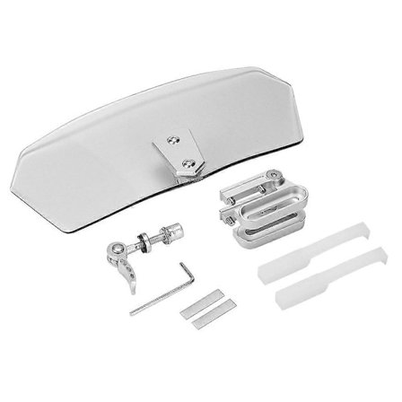 Universell Motorcykel Vindruta Motorcykel Vindskydd Praktiska Modifieringsdelar (Transparent)