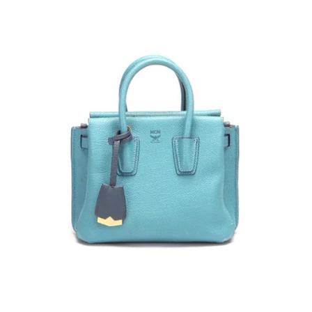 MCM Pre-owned Pre-owned Handbags Blå, Dame Vintage Tasker, Størrelse: ONE Size