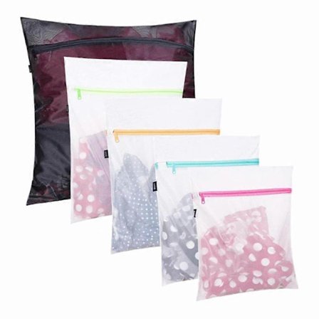 Vaskeposesett med god pusteevne og slitestyrke, gjenbrukbart