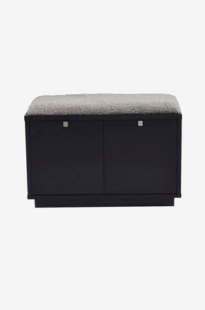 Rowico Home - Bænk Confetti, 2 skuffer - Sort - Bænke - Fra Homeroom