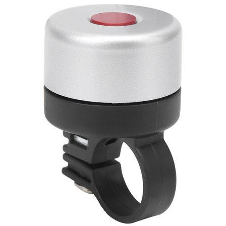 Sykkelklokke for terrengsykkel, klassisk legering, klar lyd, sykkeltilbehør, sølv