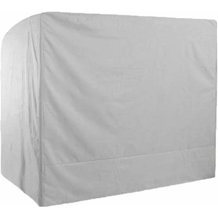 Vandtæt 3-personers gyngebetræksovertræk, 220x125x175cm 210D Oxford Anti-UV gyngebetræksovertræk udendørs gyngebetræksovertræk-grå