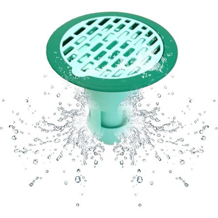 Kylpyhuoneen lattiakaivo, pyöreä ammeen hiussuodatin | Hajuton ammeensuodatin (vihreä)