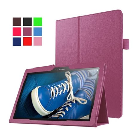 Lenovo Tab 10 TB-X103F litchi-nahkainen nahkakotelo - Violetti