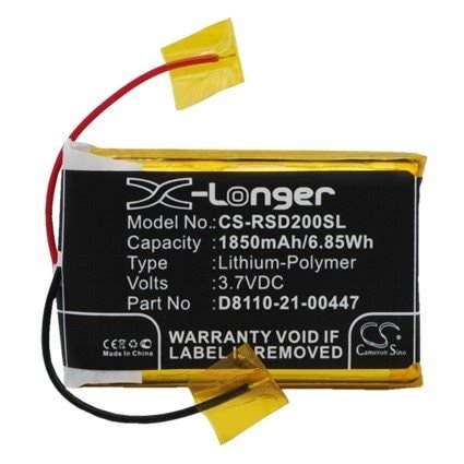 Batteri til DAB Digital til Roberts Sports Dab2