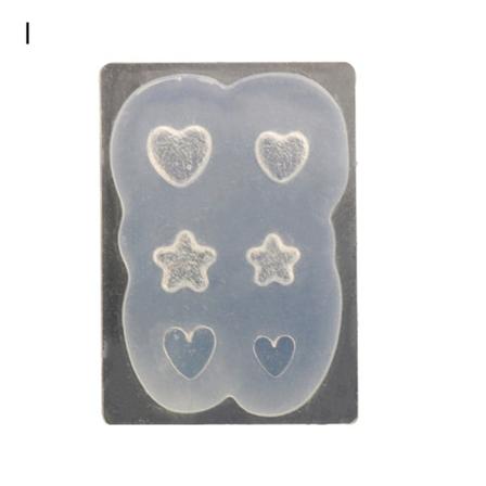 3D-mönster nagelform konstverk gör transparent silikon snidning björn fjäril stämpling form för salong Qinhai i