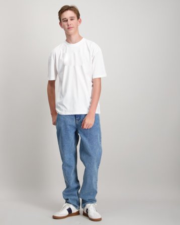 Grunt Street Loose Mid Blue Blå Jeans Dreng - Kids Brand Store