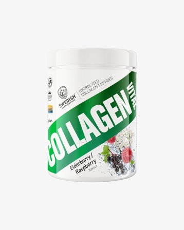 Swedish Supplements Collagen Vital - 400g - Elderberry/Raspberry - Kollagen, hud & naglar, Kollagen
