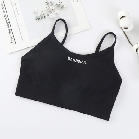 Sports-BH Til Kvinder Gym Sexy Crop Top BH Damer Bomuld C C