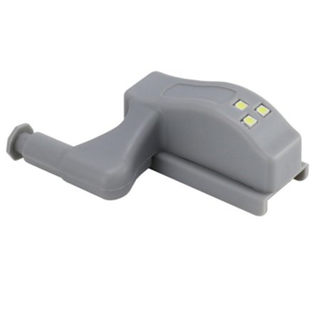 10 st Vit Ljus - Batterifri Beröringskänslig Skåps-LED-lampa Varmvit LED-gångjärnslampa