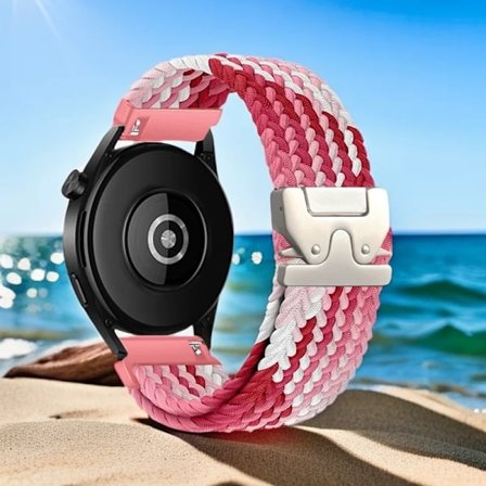 Flätat armband för Samsung Galaxy Watch7 Band 40mm 44mm Nylon correa Armband Galaxy Watch 4 6 classic/5pro/Active/Gear S3 Frontier