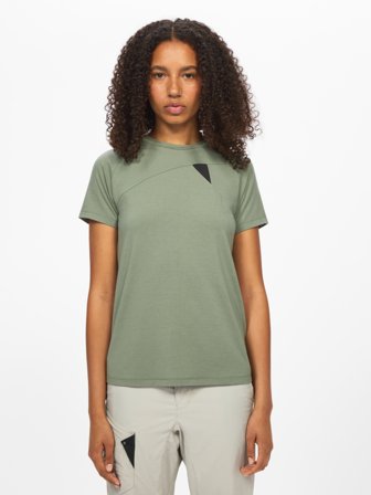 Klättermusen Fafne SS Tee Women's - Green Lake - XS