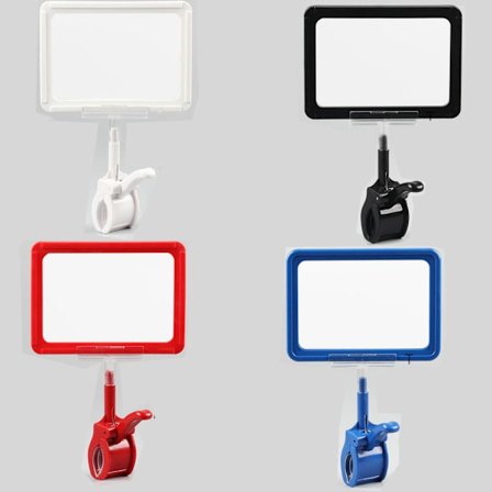 4ST Reklamklämma Prisklämma Display Ram