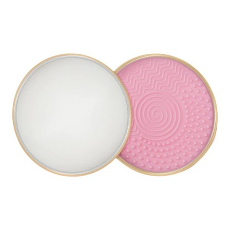 Makeup Borste Rengörings Tvål Persika Tvål med Borstplatta Makeup Borste Rengörare Q5E3