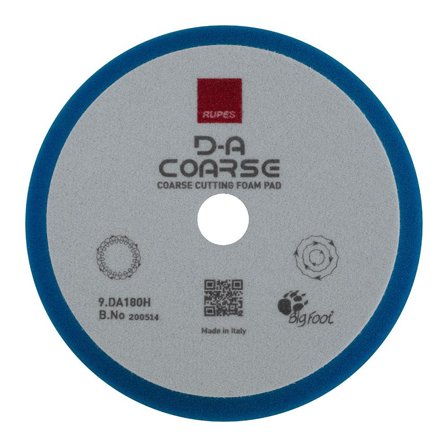 RUPES 9.DA180H Polersvamp grov, för oscillerande rörelse 180 mm, Maskintillbehör & förbrukning