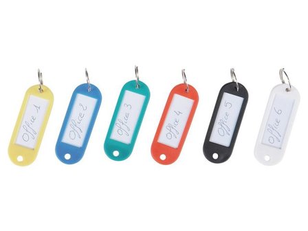 Nyckelbricka i utvalda färger 20/fp - Lyreco - Kontorsmöbler och inredning - Skåp och hyllor - Nyckelskåp och tillbehör