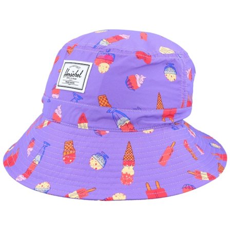 Herschel - Púrpura bucket Sombrero - Kids Beach Uv Hat Keepin' Cool Bucket @ Hatstore