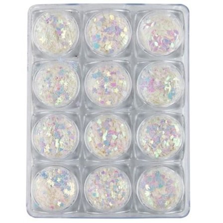 Dekorations set - Mixade former - 12 Former - 3 ml / burk