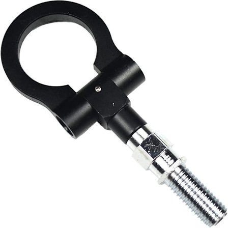 Bazhou Universal Bil Dragkrok Dragring Kit, Aluminiumlegering Universal Anti-dämpning, Euro Bil Fram Bak Styling Trailer Ring Öga Dragkrok Ring