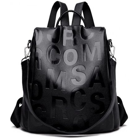 Rygsæk læder rygsæk skole rejsetaske skuldertaske, smudsafvisende, vandtæt, nem at tørre af