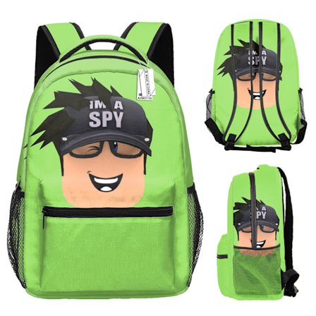 Roblox ryggsäck tryckt ryggsäck My World ryggsäck tecknad anime barnryggsäck-YX017