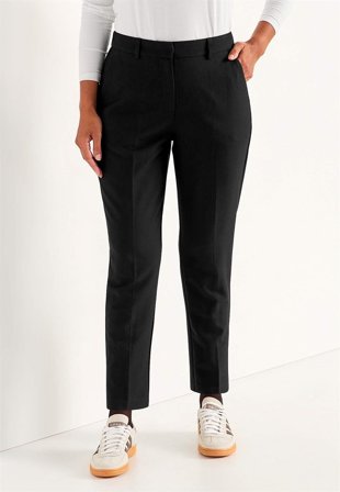 Cellbes of Sweden - Ankelbukser med pressefold Pia i sort til damer i størrelse 48