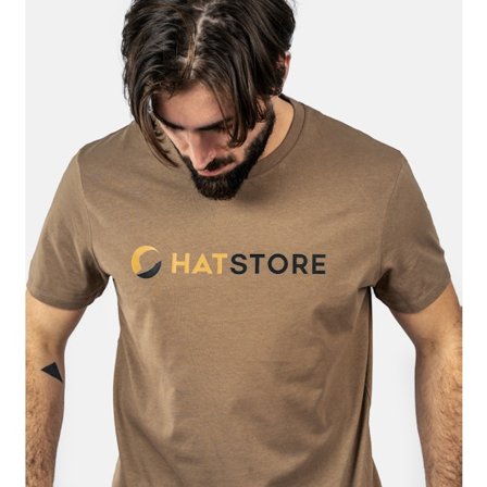 Hatstore - Driftwood Brown/Black T-shirt Brown Clothing - @ Hatstore