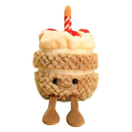 Jellycat, Jellycat Udstoppede Dyr, Jelly Cats Søde Kage Udstoppede Legetøj, Vægtet Udstoppede Dyr - 28 cm