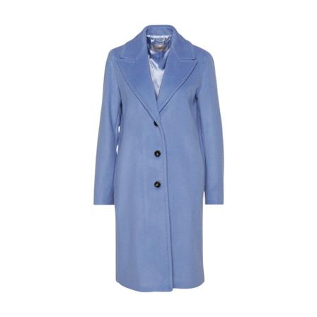 Marella Single-Breasted Coats Blå, Dame Uldfrakker