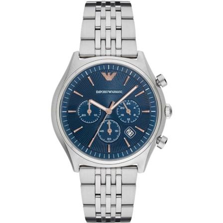 Emporio Armani, Watch UR - Ar 1974 Szary, Mężczyzna, Rozmiar: ONE Size