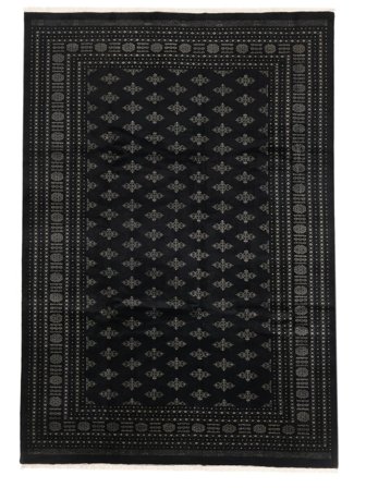 Pakistan Bokhara 3Ply Teppe Orientalsk Svart (Ull, Pakistan)