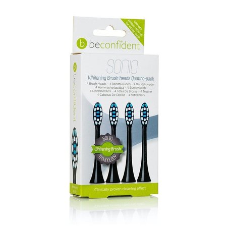 Beconfident Sonic Toothbrush heads 4 stk, Medicin & Pleje, Mund & Tandpleje, Tandblegning
