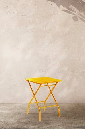 Jotex - Bistrotafel 60x60 Cm Geel Geel - MONTMARTRE - Koop Tuintafels bij Jotex