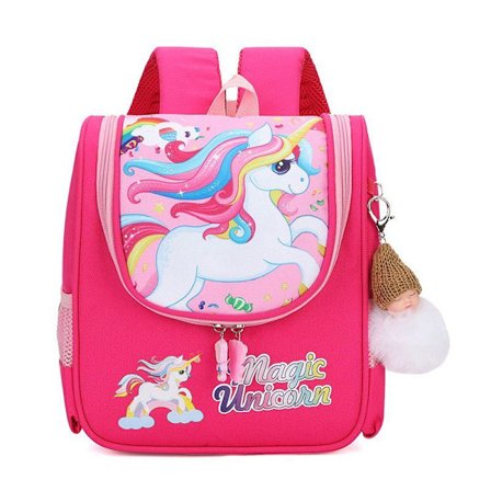 Skolryggsäck för barn, ny barnryggsäck, söt tecknad film, förskolebarn, 2-5 år, pojke och flicka, babyryggsäck - ponny