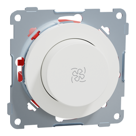 Elko EKO50097 Varvtalsregulator 400 VA, för asynkronmotor, skruvanslutning Renvit, Strömbrytare & vägguttag