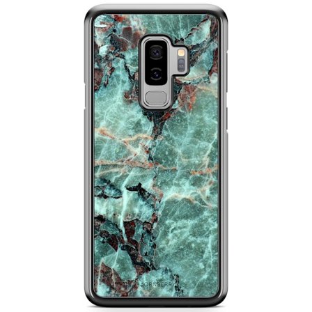 Bjornberry Skal Samsung Galaxy S9 Plus - Grön Marmor