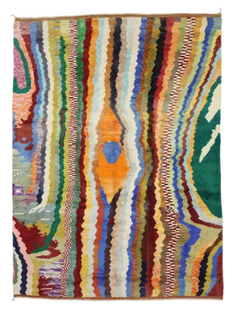 Annodato A Mano Berber Moroccan - Mid Atlas 310X411 Tappeto Di Lana Largo