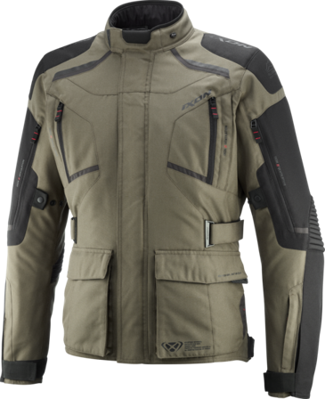Motorjas Ixon Midgard Khaki/Zwart XL