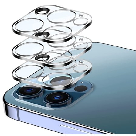 3-pakning iPhone 13 Pro/13 Pro Max Linsebeskytter Herdet Glass Transparent