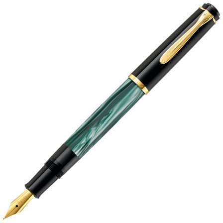 Pelikan Classic M200 Fountain Pen Green-marbled Fine