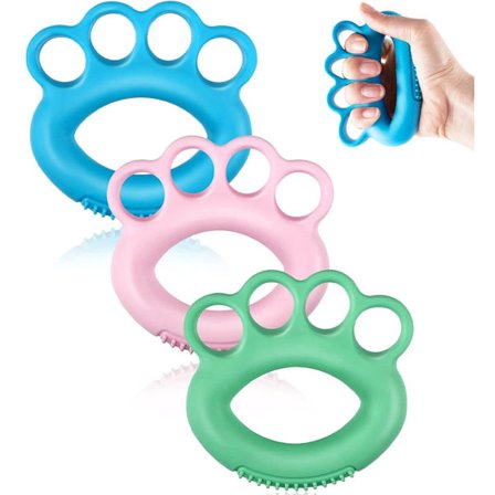 Silikone Finger Træner - Fingerstrækker - Finger Griber - Finger Træning - Håndtrænere - Håndtræner - Yoga Strækker - Fingerøvelser -