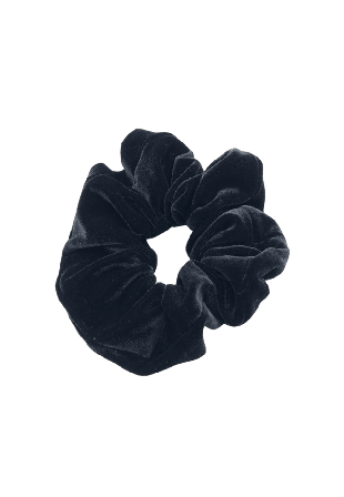 Complement Hårscrunchie Sammetsimiration Accessoarer & tillbehör Dam Svart 7-10 liter