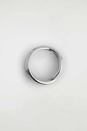 COS Femme Bague À Anneau Double in Argenté