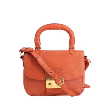 Miu Miu Pre-owned Pre-owned Leather handTass , Oranje , Dames , Maat: ONE Size Vintage Tassen